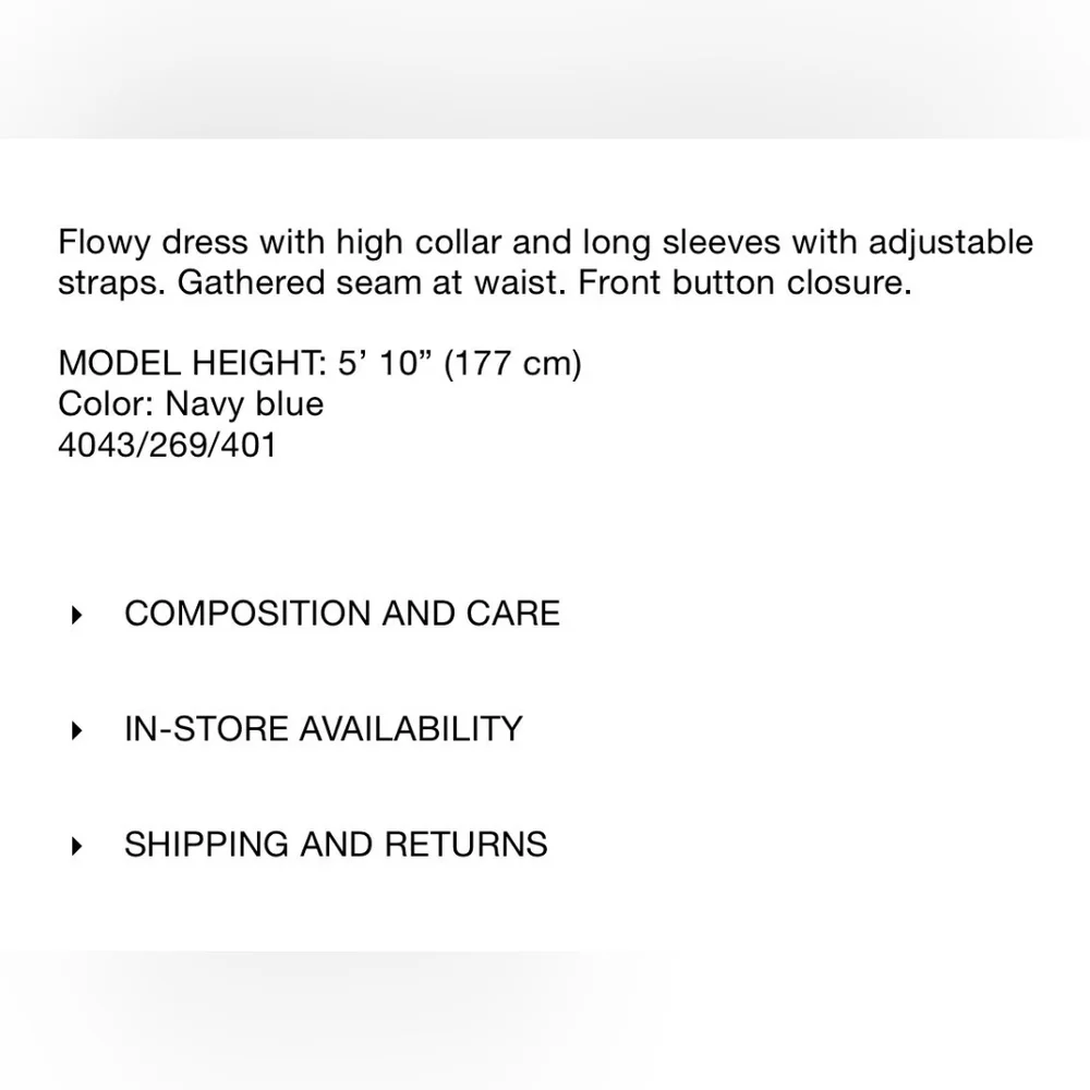 Zara Chain Print Dress XS - Picture 7 of 7